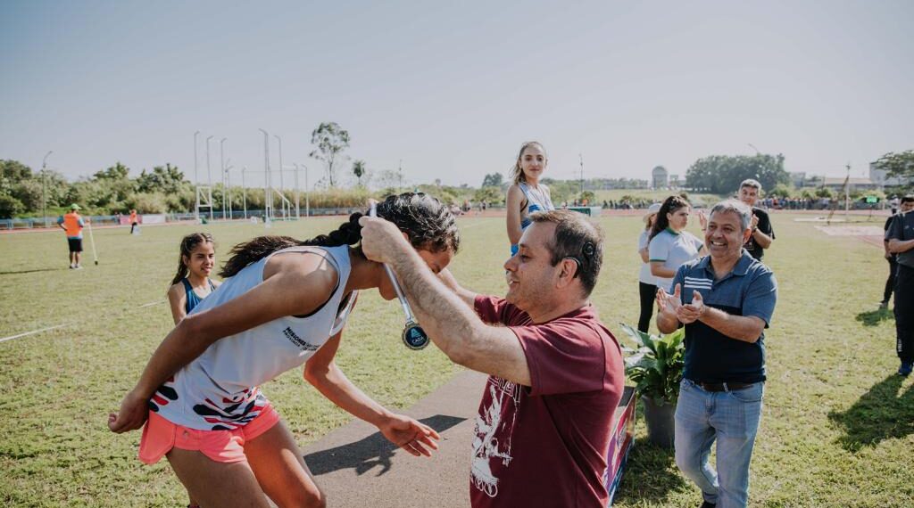 Herrera Ahuad asistió a la primera fecha del Nacional de Atletismo U-23 en Posadas