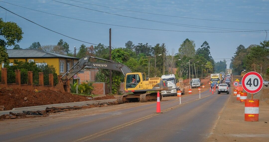 Recuerdan que en zonas de obras viales es obligatorio reducir la velocidad