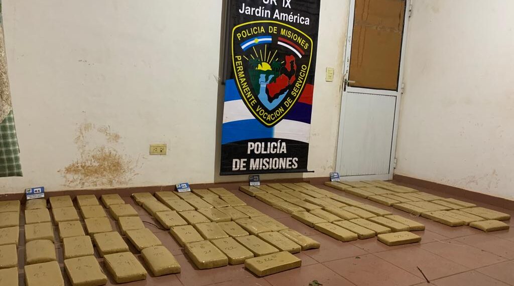 La Policía secuestró marihuana a orillas del Río Paraná