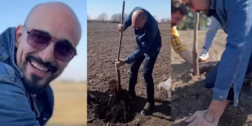 Abel Pintos planta más de 6.000 árboles en Mercedes