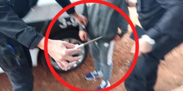 Detuvieron y desarmaron a un joven que momentos antes le robó a una mujer