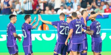 Argentina le ganó a Honduras, con un golazo de Messi