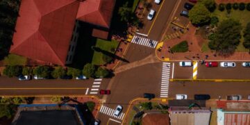 Obras de demarcación brindan seguridad a las calles de Capioví