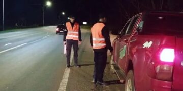 Interceptaron a un conductor con 2,66 de alcohol en sangre en Jardín América