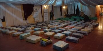 Detienen a camionero que transportaba tres toneladas de marihuana ocultos en un cargamento de bobinas de papel