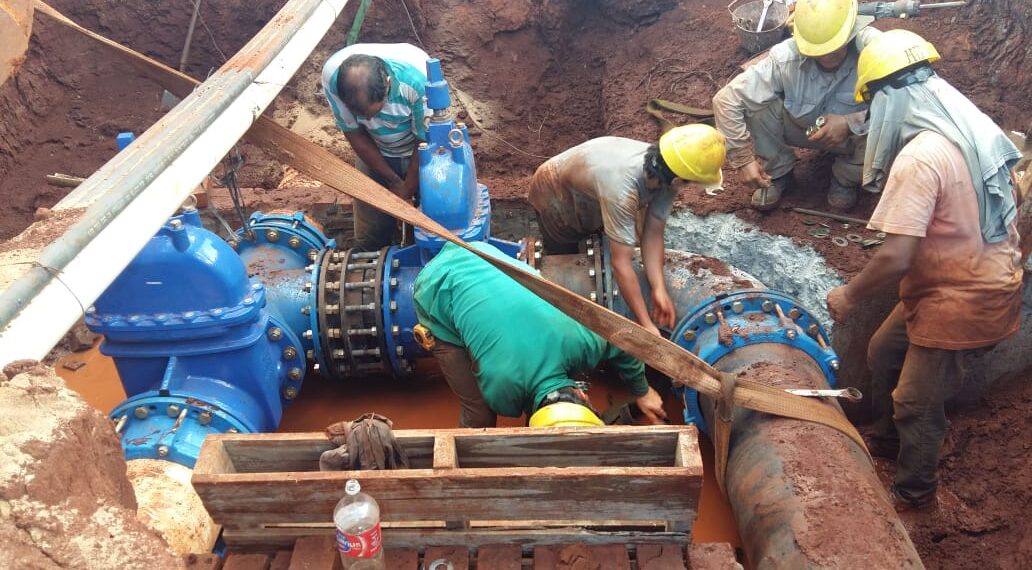 Iprodha trabaja en distintas obras para mejorarla provisión de agua potable de  los  misioneros