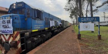 Regresa el tren internacional de cargas que une a Misiones con Paraguay