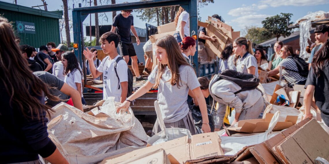 El Roque González fue el ganador del concurso de reciclaje estudiantil