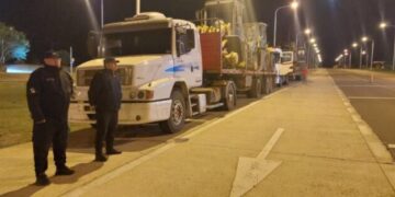 Interceptaron dos camiones con maquinarias ingresados de manera ilegal a la provincia