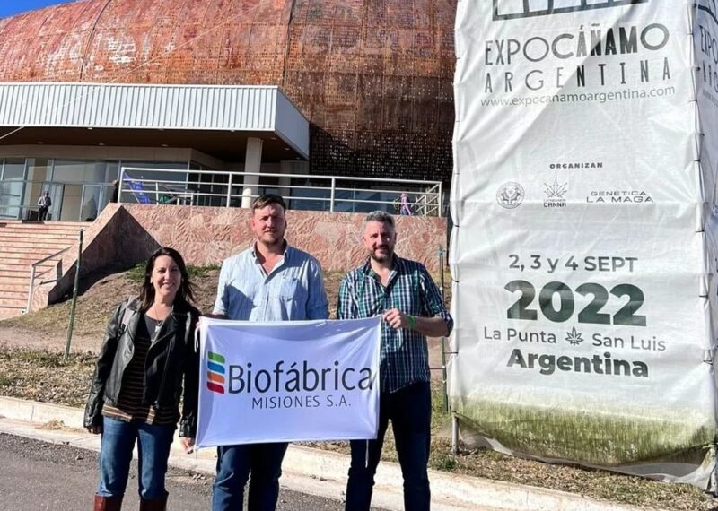 Biofábrica Misiones mostró sus avances en cannabis medicinal en la Expo Cáñamo Argentina