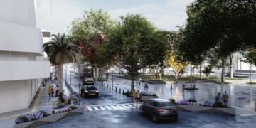Comenzaron las obras sobre calle Colón de Posadas que la convertirán en un paseo