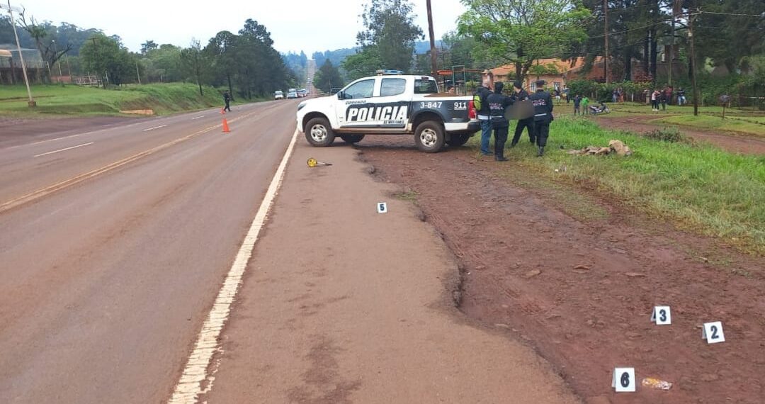 Investigan la muerte de un hombre sobre ruta 12 en Puerto Esperanza