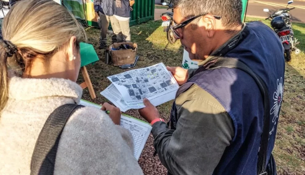 Operativo Liraa en Posadas: el objetivo es tomar muestras en 6500 viviendas para verificar el índice larvario