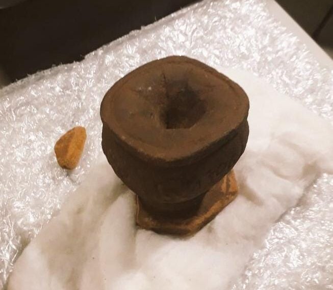 Cibercrimen recuperó una pieza arqueológica del período jesuítico que era ofrecida a la venta en el mercado negro a través de redes sociales