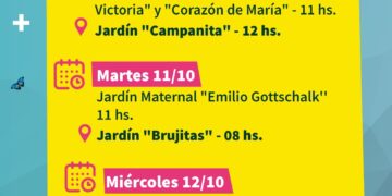 Vacunación para sarampión, rubéola, paperas y polio en Jardines Maternales