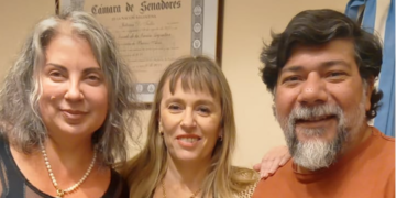 Senado de la Nación: el ministro Joselo Schuap se reunió con la presidenta de la Comisión de Trabajo