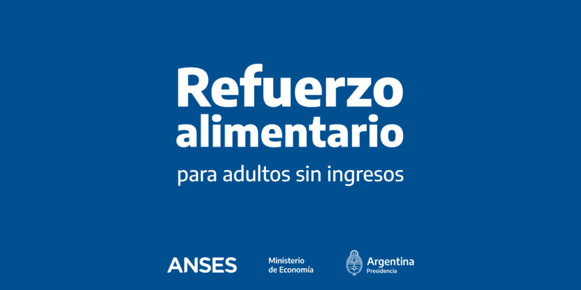 Más de medio millón de personas ya accedieron al Refuerzo Alimentario para adultos sin ingresos