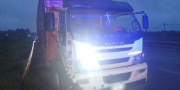 Murió un peatón al ser embestido por un camión en Candelaria