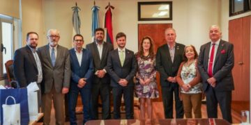 Passalacqua y Venchiarutti recibieron al cónsul general de Italia