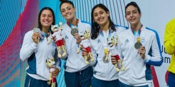 Natación: Seis medallas cosechó Argentina en el arranque de los Juegos Sudamericanos de Asunción 2022