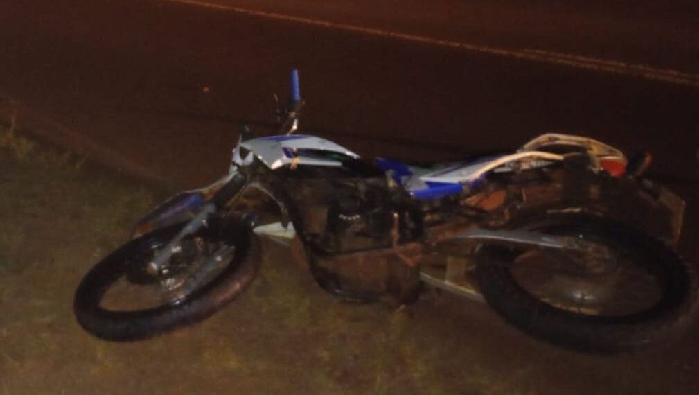 Falleció tras ser atropellado por una moto sobre la Ruta 8 en Campo Grande