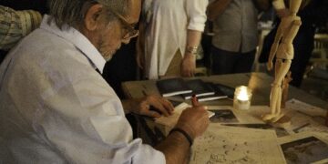 Esteban Cárdenas presentó en sociedad su libro titulado “Dibujos urgentes”