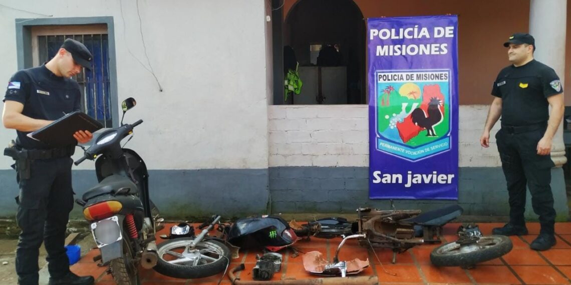 Recuperaron dos motocicletas robadas y motopartes de otra: hay un detenido