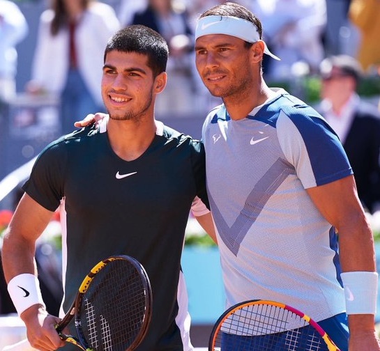 Rafael Nadal y Carlos Alcaraz hacen historia en el tenis