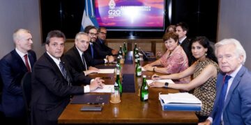 Alberto Fernández se reunió con la titular del FMI