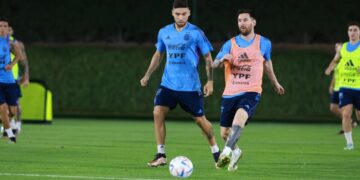 Argentina se entrenó pero Scaloni no dio pistas del equipo