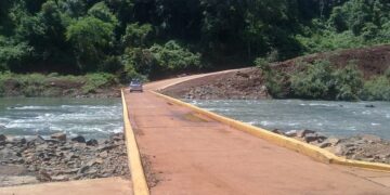 Habilitan el tránsito sobre el puente del arroyo Yabotí, acceso al Moconá