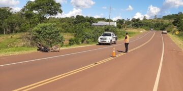 Falleció un motociclista luego de colisionar contra una camioneta en la Ruta Provincial 17