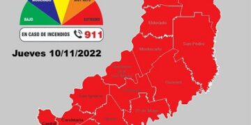 Alerta: es extremo el riesgo de incendios en toda la provincia