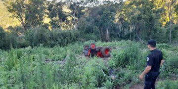 Un agricultor murió aplastado por un tractor en San Pedro