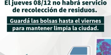 Por motivo del finde XXL, cambian los servicios municipales
