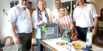 El Inym reconoció la trayectoria de Luis Landriscina y su aporte a la difusión de la cultura matera