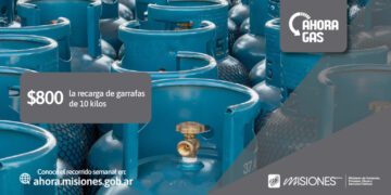 Gas: en Misiones el precio máximo de referencia de las garrafas de 10 kg para la venta en las distribuidoras será de $1.117,39