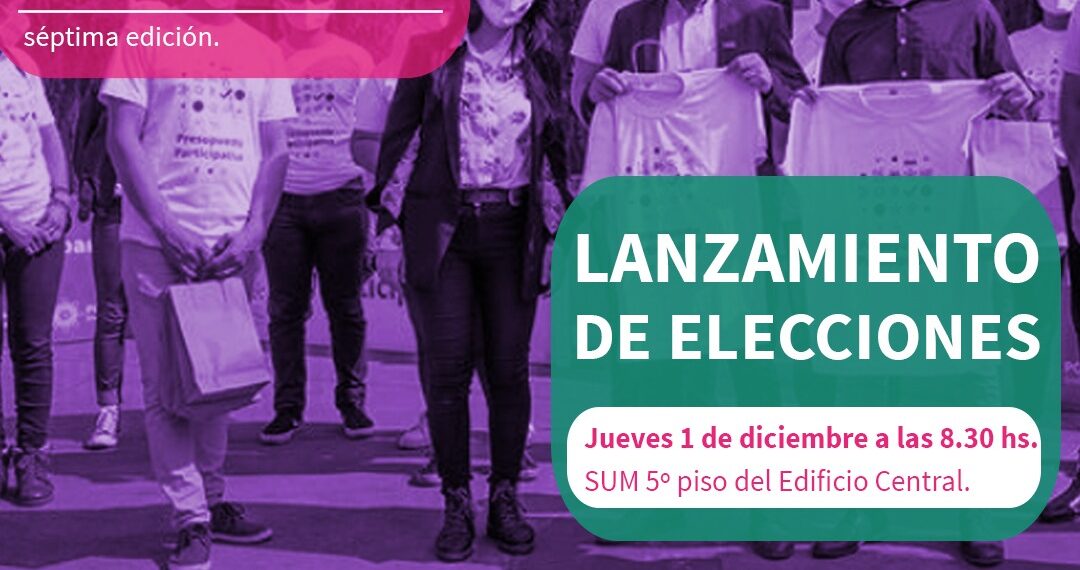 Presupuesto Participativo 2022: Comienza la etapa de votación de los proyectos presentados