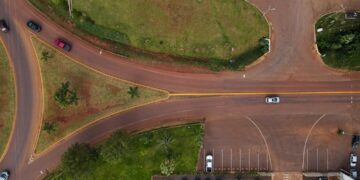 Oberá: Infraestructura de seguridad vial en la RP 5 y rotonda de RN14