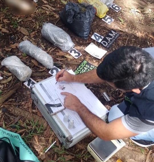Arrestaron a dos presuntos dealers con más de 3 kilos de cogollos de marihuana en Garupá