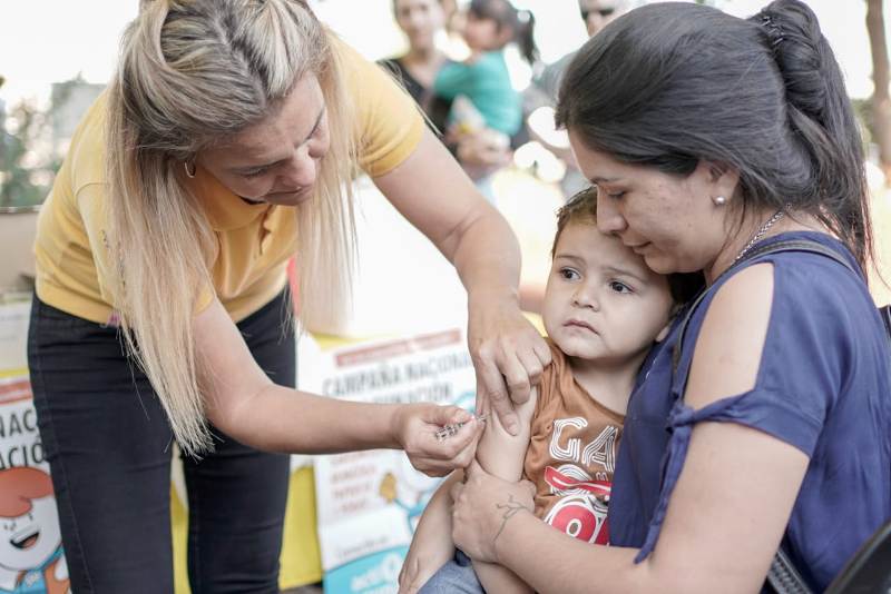 Misiones inmunizó al 73,9 % de los niños contra el Sarampión, Rubéola, Paperas y Poliomielitis