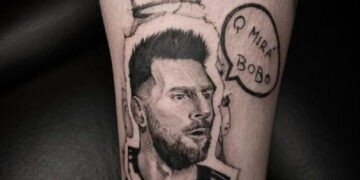 Se tatuó la frase de Lionel Messi y se volvió viral