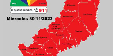 Misiones en alerta por el alto índice de peligrosidad de incendios