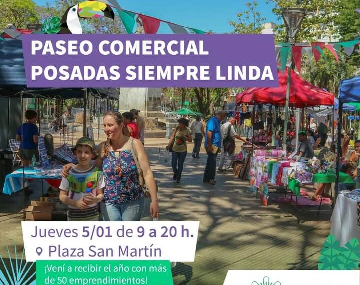 Economía Social: Llega el Paseo Comercial especial de Reyes en la plaza San Martín