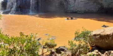 Hallaron el cuerpo del turista que se ahogó en el Salto Golondrinas de San Vicente