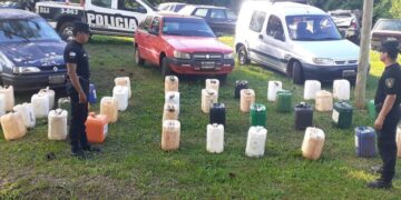 Decomisaron 1.400 litros de combustible transportados irregularmente