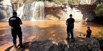 Un turista se ahogó en el Salto Golondrinas de San Vicente