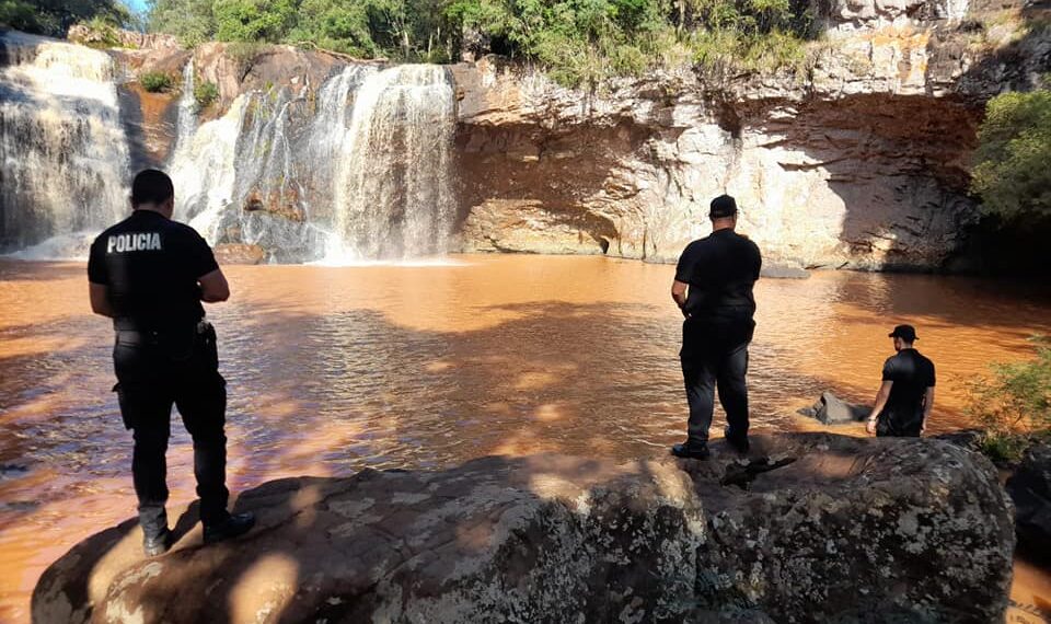 Un turista se ahogó en el Salto Golondrinas de San Vicente