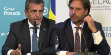 Massa trató a Uruguay de “hermano menor” y Lacalle le dijo que “parece Disneylandia”