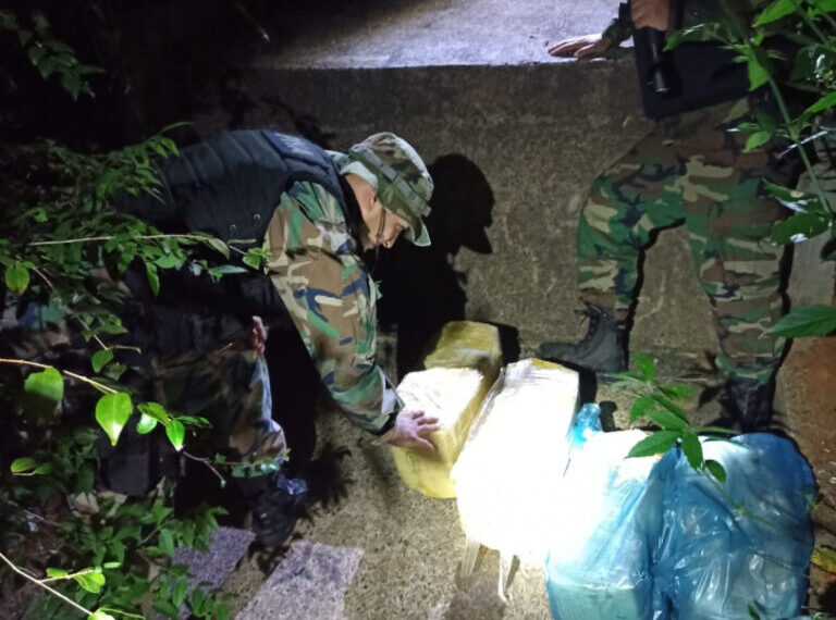 Incautaron marihuana valuada en cerca de 36 millones de pesos en Santa Ana
